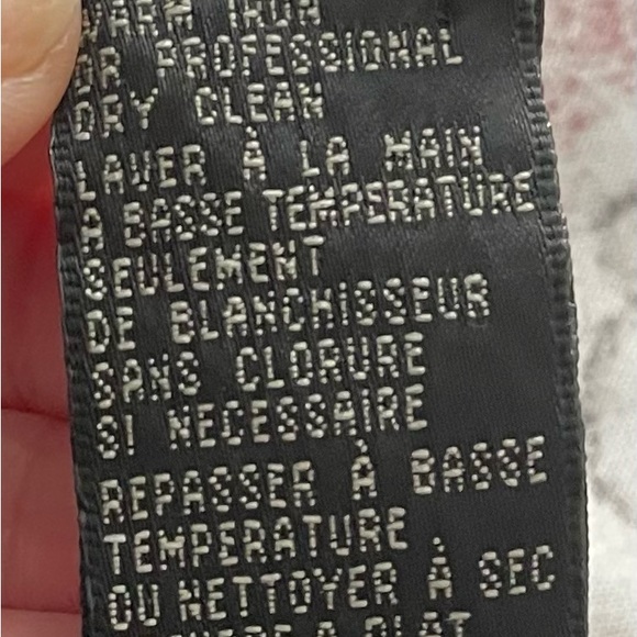 Via Seta silk blend navy blue ribbed collared 1/4 zip sweater, size M Minimalist - Picture 7 of 11